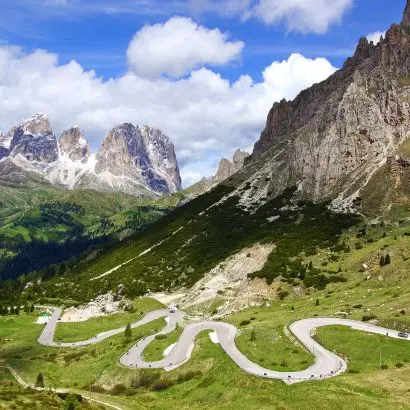 Bergpassen in Noord-Italië